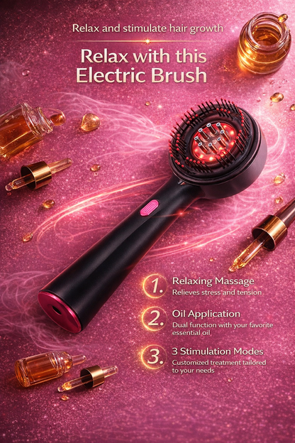 Cepillo masajeador  3 en 1